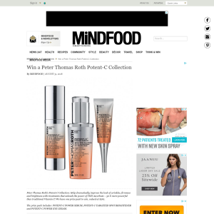 Win a Peter Thomas Roth Potent-C Collection