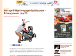Win a Phil&Teds Voyager Double Pram