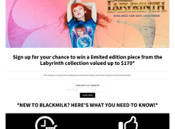 Win a piece from the new Labyrinth collection