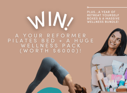 Win a Pilates Reformer Bed and Wellness Pack