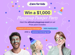 Win a playgroup pamper party