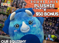 Win a Plushie & a $50