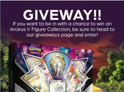 Win a Pokemon Arceus V Figure Collection
