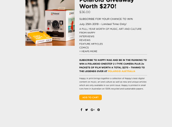 Win a Polaroid Onestep Instant Camera