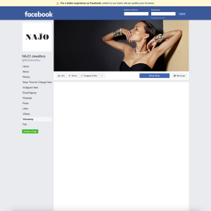 Win a 'Pool of Tears' necklace, bracelet & matching earrings, valued at $847! - NAJO Jewellery