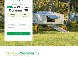 Win a portable movable chicken coop!
