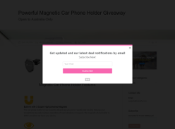 Win a Powerful Magnetic Car Phone Holder