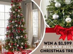Win a Pre-Lit Balsam Hill Christmas Tree