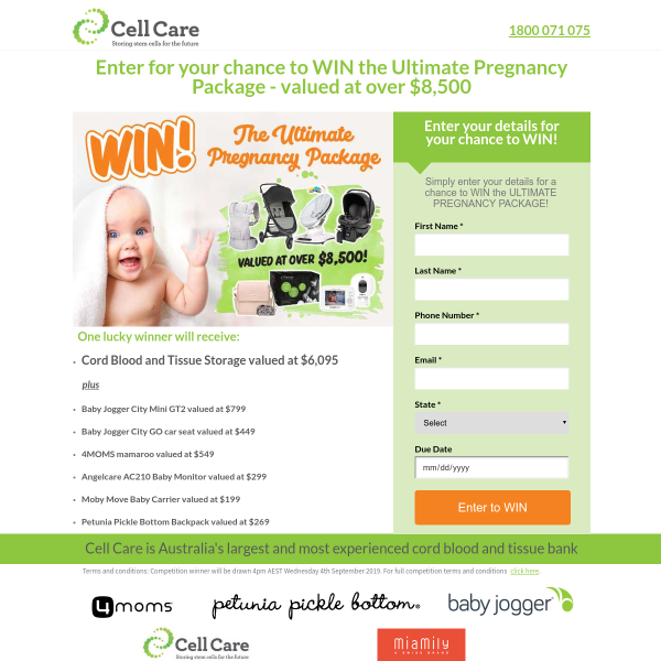 Win a Pregnancy Package