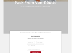 Win a premium backpack & leather goods pack from Von-Routte!