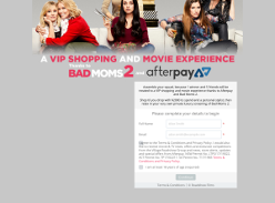 Win a Private Screening of Bad Moms 2 & Shopping Spree or 1 of 50 double passes to Bad Moms