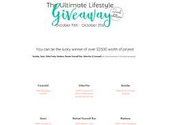 Win a Prize Pack worth $2,500