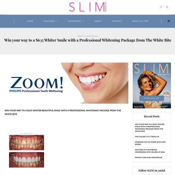 Win a Professional Whitening Package