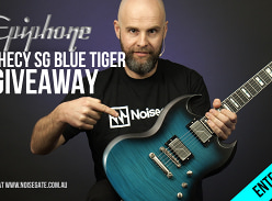 Win a Prophecy SG Blue Tiger Electric Guitar