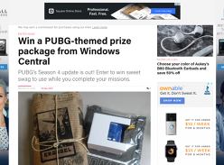 Win a PUBG Merchandise Pack