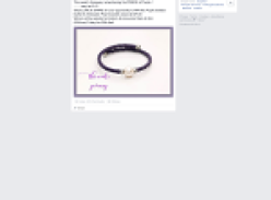 Win a purple braided leather & freshwater pearl bracelet valued at $75!
