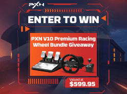 Win a PXN V10 Premium Racing Wheel Bundle