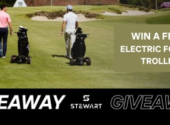 Win a Q Follow Hands-Free Electric Golf Cart