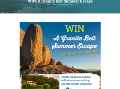 Win a QLD Gourmet Winery Escape