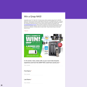 Win a Qnap NAS!