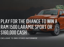 Win a RAM 1500 Laramie Sport or $160,000 in Cash