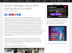 Win a Redragon MMO Gaming Mouse