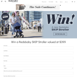 Win a Redsbaby SKIP Stroller
