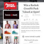 Win a Reebok CrossFit Pack Valued at $500!