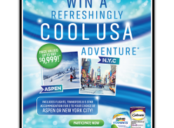 Win a refreshingly cool USA adventure! (Purchase Required)