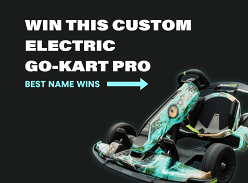 Win a Refurbished Go-Kart Pro Custom-Painted