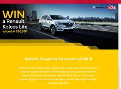 Win a Renault Koleos Life