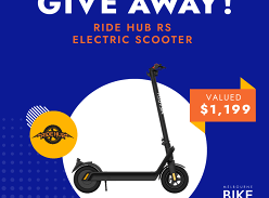 Win a Ride Hub RS Electric Scooter