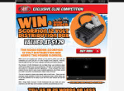 Win a Ridge Rider Scorpion 12V Distribution Box valued at $129!