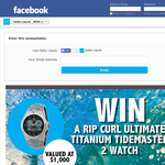 Win a Rip Curl Ultimate Titanium Tidemaster 2 watch! - Salty Liquid