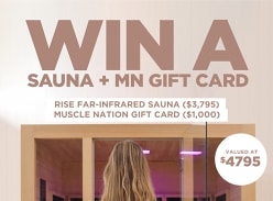 Win a Rise Far-Infrared Sauna + $1k Voucher