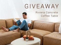 Win a Riviera Concrete Coffee Table