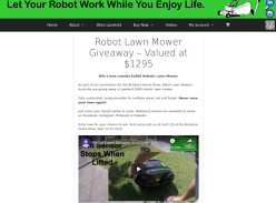 Win a Robot Lawnmower