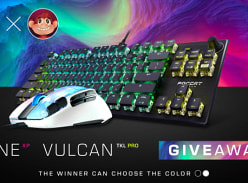 Win a ROCCAT Vulkan TKL Pro Keyboard and ROCCAT Kone XP Mouse