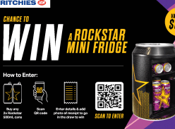 Win a Rockstar Mini Fridge