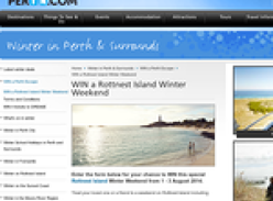 Win a Rottnest Island Winter Weekend