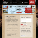 Win a round-the-world trip for 2!