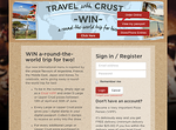 Win a round-the-world trip for 2!
