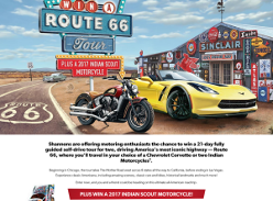 Win a 'Route 66' tour + a 2017 Indian Scout Motorcycle!