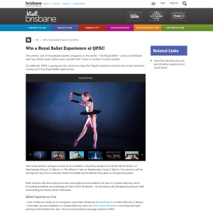 Win A Royal Ballet experience at QPAC