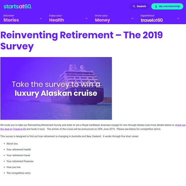 Win a Royal Caribbean Cruise to Alaska