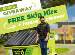 Win a Rubbish Skip Bin Hire and a Professional House Clean