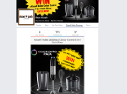 Win a Russell Hobbs (20220au) Colour Control 3-in-1 Stick Mixer