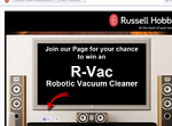 Win a Russell Hobbs R-Vac Robotic Vacuum!