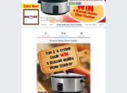 Win a Russell Hobbs Slow Cooker for you & a friend!