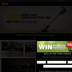 Win a Ryobi 36V Brushless Lawn Mower Kit